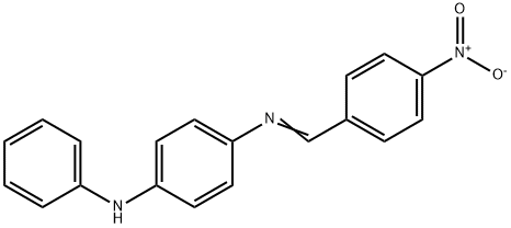 N-(4-anilinophenyl)-N-(4-nitrobenzylidene)amine Struktur