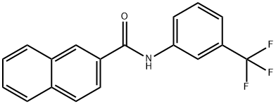 N-[3-(trifluoromethyl)phenyl]-2-naphthamide Struktur