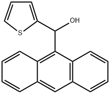 9-anthryl(2-thienyl)methanol Struktur