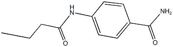 4-(butyrylamino)benzamide Struktur