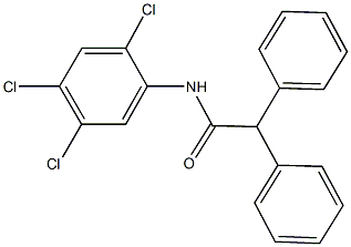 2,2-diphenyl-N-(2,4,5-trichlorophenyl)acetamide Struktur