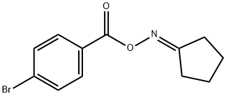 cyclopentanone O-(4-bromobenzoyl)oxime Struktur