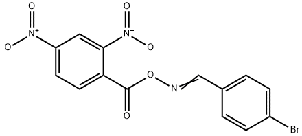 4-bromobenzaldehyde O-{2,4-dinitrobenzoyl}oxime Struktur