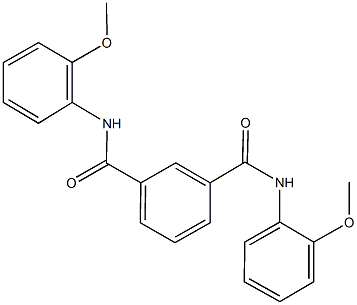 N~1~,N~3~-bis(2-methoxyphenyl)isophthalamide Struktur