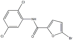 5-bromo-N-(2,5-dichlorophenyl)-2-furamide Struktur