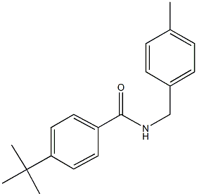 4-tert-butyl-N-(4-methylbenzyl)benzamide Struktur