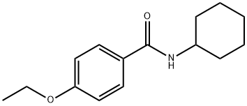 N-cyclohexyl-4-ethoxybenzamide Struktur