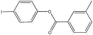 4-iodophenyl 3-methylbenzoate Struktur