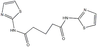 N~1~,N~5~-di(1,3-thiazol-2-yl)pentanediamide Struktur