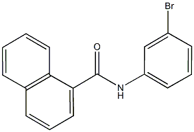 N-(3-bromophenyl)-1-naphthamide Struktur