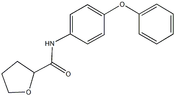 N-(4-phenoxyphenyl)tetrahydro-2-furancarboxamide Struktur