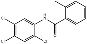 2-methyl-N-(2,4,5-trichlorophenyl)benzamide Struktur