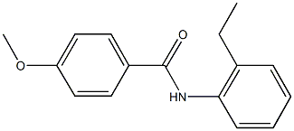 N-(2-ethylphenyl)-4-methoxybenzamide Struktur