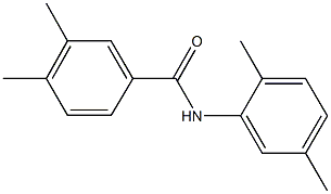 N-(2,5-dimethylphenyl)-3,4-dimethylbenzamide Struktur