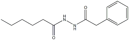 N'-hexanoyl-2-phenylacetohydrazide Struktur