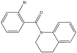 1-(2-bromobenzoyl)-1,2,3,4-tetrahydroquinoline Struktur