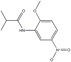 N-[5-nitro-2-(methyloxy)phenyl]-2-methylpropanamide Struktur