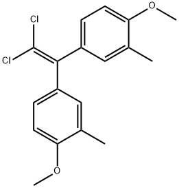 4-[2,2-dichloro-1-(4-methoxy-3-methylphenyl)vinyl]-1-methoxy-2-methylbenzene Struktur