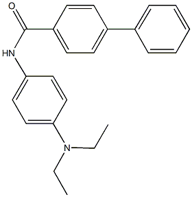 N-[4-(diethylamino)phenyl][1,1'-biphenyl]-4-carboxamide Struktur