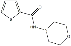 N-(4-morpholinyl)-2-thiophenecarboxamide Struktur