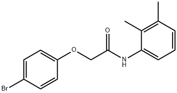 2-(4-bromophenoxy)-N-(2,3-dimethylphenyl)acetamide Struktur