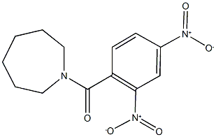 1-{2,4-bisnitrobenzoyl}azepane Struktur