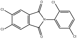 5,6-dichloro-2-(2,5-dichlorophenyl)-1H-isoindole-1,3(2H)-dione Struktur