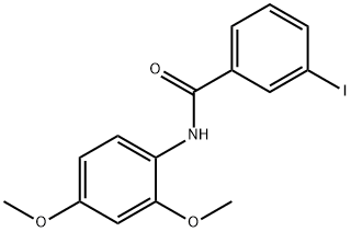 N-(2,4-dimethoxyphenyl)-3-iodobenzamide Struktur