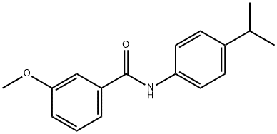 N-(4-isopropylphenyl)-3-methoxybenzamide Struktur