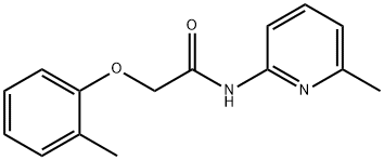 2-[(2-methylphenyl)oxy]-N-(6-methylpyridin-2-yl)acetamide Struktur