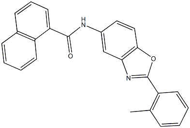 N-[2-(2-methylphenyl)-1,3-benzoxazol-5-yl]-1-naphthamide Struktur