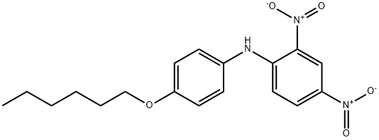 N-[4-(hexyloxy)phenyl]-2,4-dinitroaniline Struktur