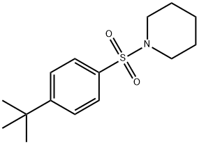 1-[(4-tert-butylphenyl)sulfonyl]piperidine Struktur