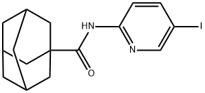 N-(5-iodo-2-pyridinyl)-1-adamantanecarboxamide Struktur