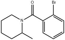 1-[(2-bromophenyl)carbonyl]-2-methylpiperidine Struktur