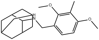 N-(2,4-dimethoxy-3-methylbenzyl)-2-adamantanamine Struktur