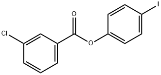 4-iodophenyl 3-chlorobenzoate Struktur