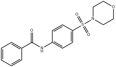 N-[4-(4-morpholinylsulfonyl)phenyl]benzamide Struktur