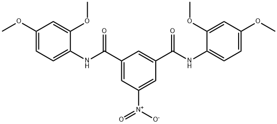 N~1~,N~3~-bis(2,4-dimethoxyphenyl)-5-nitroisophthalamide Struktur