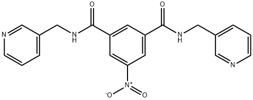 5-nitro-N~1~,N~3~-bis(3-pyridinylmethyl)isophthalamide Struktur