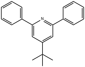 4-(1,1-dimethylethyl)-2,6-diphenylpyridine Struktur