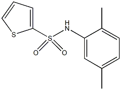 N-(2,5-dimethylphenyl)thiophene-2-sulfonamide Struktur