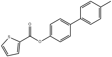 4'-methyl[1,1'-biphenyl]-4-yl 2-thiophenecarboxylate Struktur