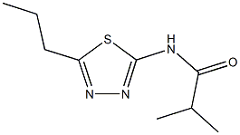 2-methyl-N-(5-propyl-1,3,4-thiadiazol-2-yl)propanamide Struktur