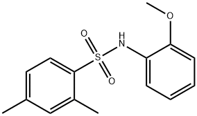 N-(2-methoxyphenyl)-2,4-dimethylbenzenesulfonamide Struktur