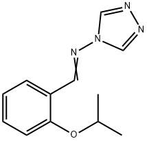 N-(2-isopropoxybenzylidene)-N-(4H-1,2,4-triazol-4-yl)amine Struktur