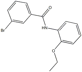 3-bromo-N-(2-ethoxyphenyl)benzamide Struktur