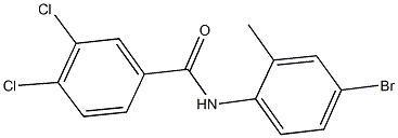 N-(4-bromo-2-methylphenyl)-3,4-dichlorobenzamide Struktur