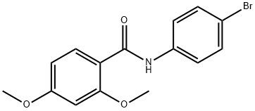 N-(4-bromophenyl)-2,4-dimethoxybenzamide Struktur