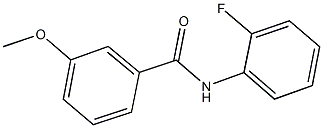 N-(2-fluorophenyl)-3-methoxybenzamide Struktur